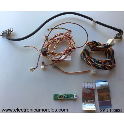 KIT DE CABLES PARA TV VIZIO / 0171-1671-0582 / 0460-3351-0274 / MODELO V0370M